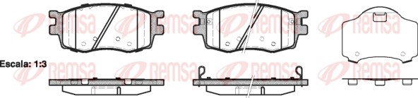 Brake Pad Set, disc brake (1208.02)