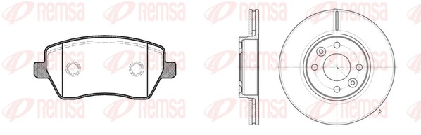 Brake Kit, disc brake (8987.00)