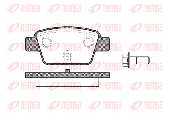 Brake Pad Set, disc brake (0861.00)