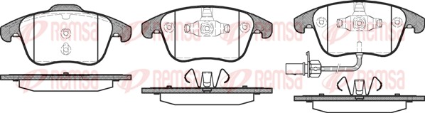 Brake Pad Set, disc brake (1219.11)