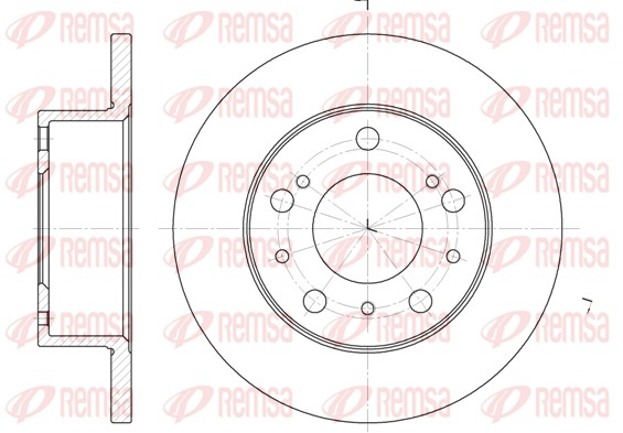 Brake Disc (6168.00)