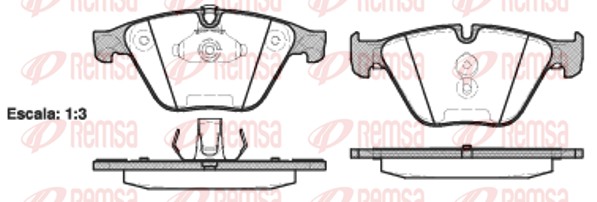 Brake Pad Set, disc brake (0857.20)