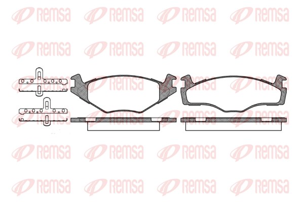 Brake Pad Set, disc brake (0171.60)