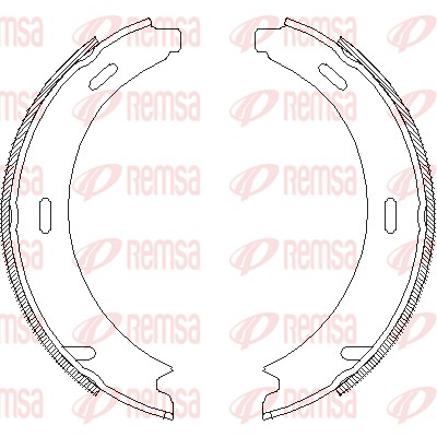 Brake Shoe, parking brake (4093.01)