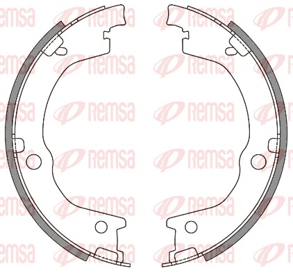 Brake Shoe, parking brake (4644.00)