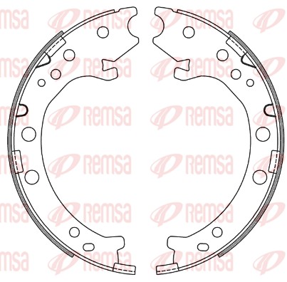 Brake Shoe, parking brake (4667.00)