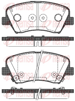 Brake Pad Set, disc brake (1412.32)