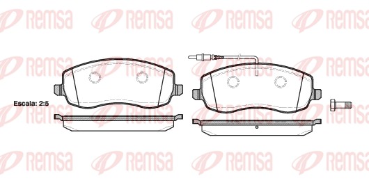 Brake Pad Set, disc brake (1393.02)