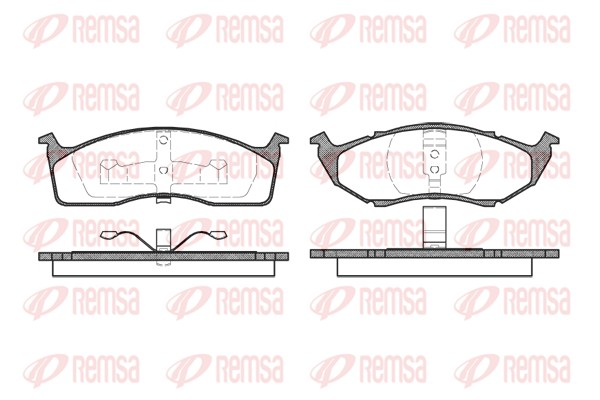 Brake Pad Set, disc brake (0447.00)