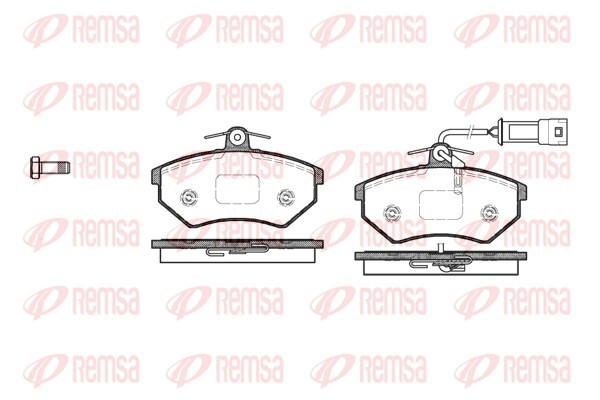 Brake Pad Set, disc brake (0134.52)