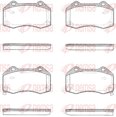 Brake Pad Set, disc brake (1113.02)