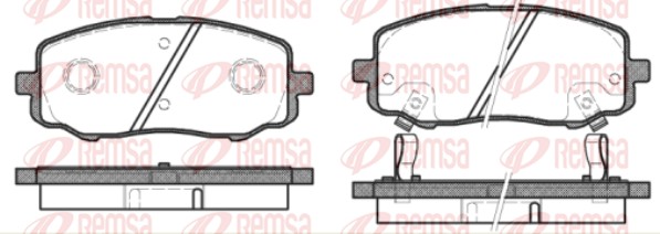 Brake Pad Set, disc brake (1133.12)