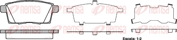 Brake Pad Set, disc brake (1268.00)
