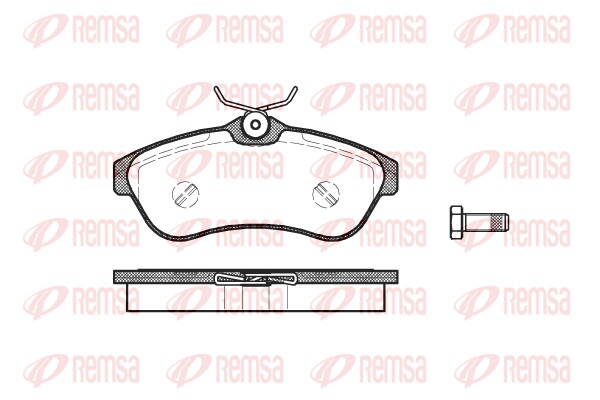 Brake Pad Set, disc brake (0880.00)
