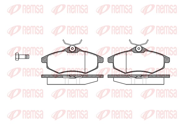 Brake Pad Set, disc brake (0881.00)