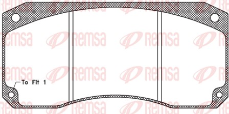 Brake Pad Set, disc brake (JCA 346.40)