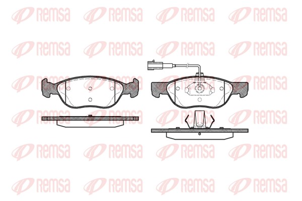 Brake Pad Set, disc brake (0587.22)