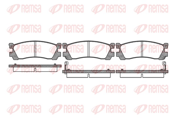 Brake Pad Set, disc brake (0399.02)