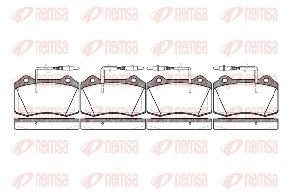 Brake Pad Set, disc brake (0434.14)