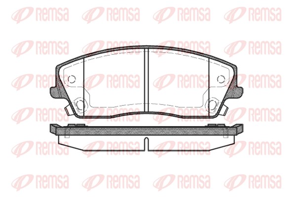 Brake Pad Set, disc brake (1126.08)