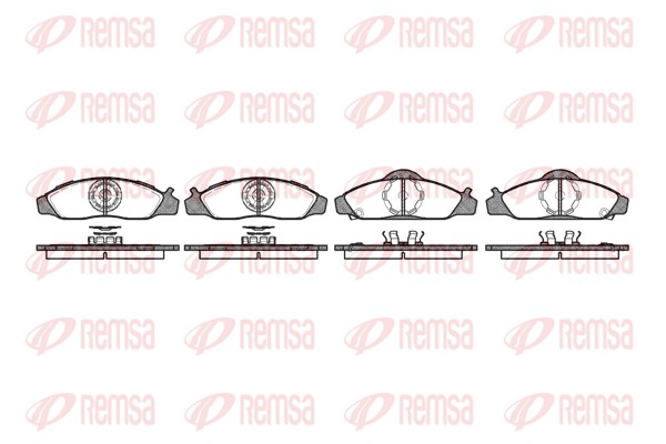 Brake Pad Set, disc brake (0624.12)