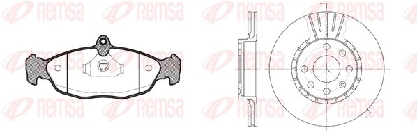Brake Kit, disc brake (8393.03)