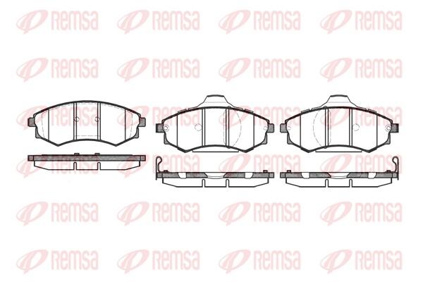Brake Pad Set, disc brake (0318.92)