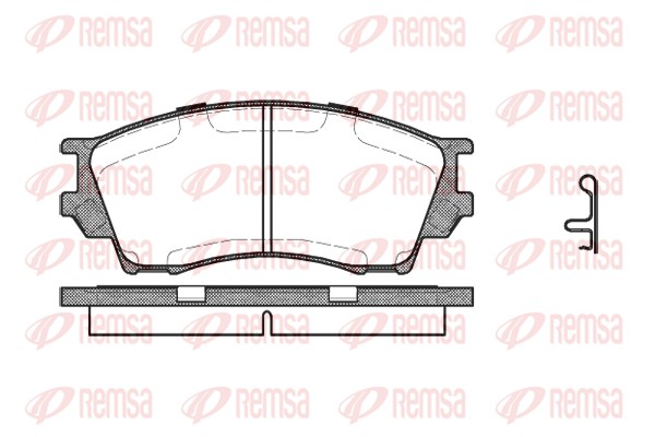 Brake Pad Set, disc brake (0491.00)