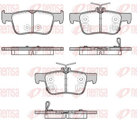 Brake Pad Set, disc brake (1551.20)