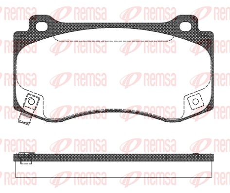 Brake Pad Set, disc brake (1185.04)