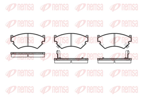 Brake Pad Set, disc brake (0340.02)