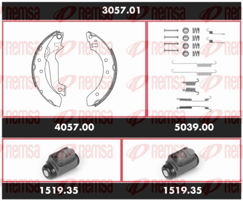 Brake Kit, drum brake (3057.01)