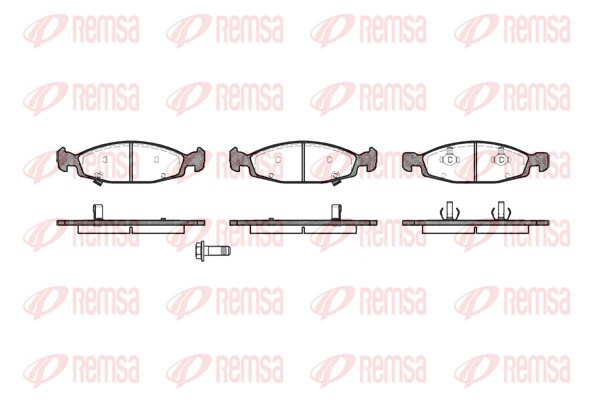 Brake Pad Set, disc brake (0736.12)