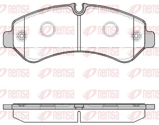 Brake Pad Set, disc brake (1866.00)