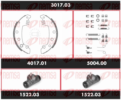 Brake Kit, drum brake (3017.03)