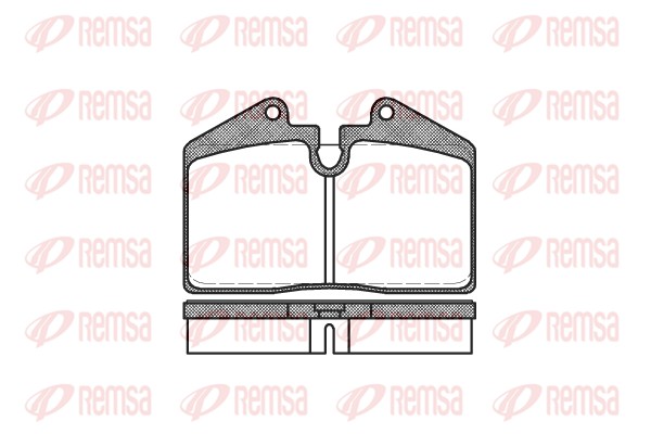 Brake Pad Set, disc brake (0140.10)