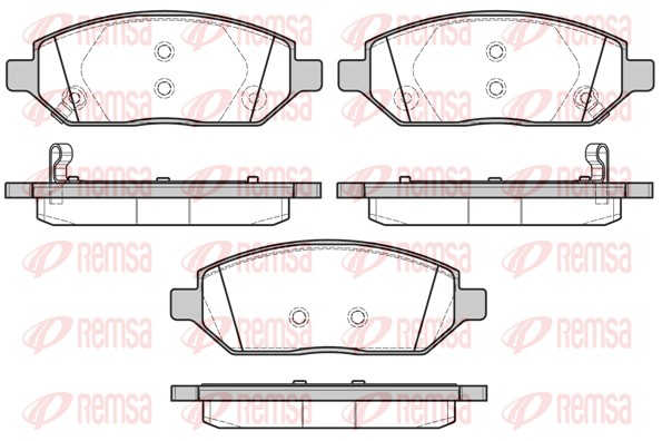 Brake Pad Set, disc brake (1674.02)