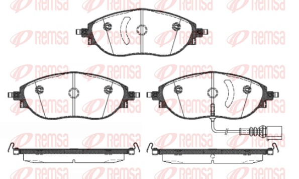 Brake Pad Set, disc brake (1470.01)
