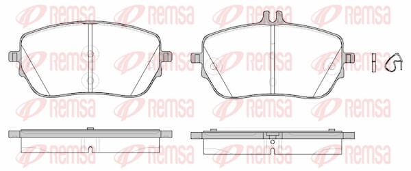 Brake Pad Set, disc brake (1827.00)