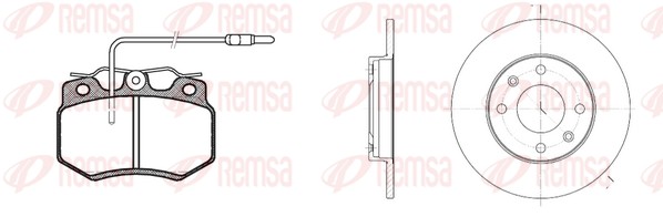 Brake Kit, disc brake (8170.01)