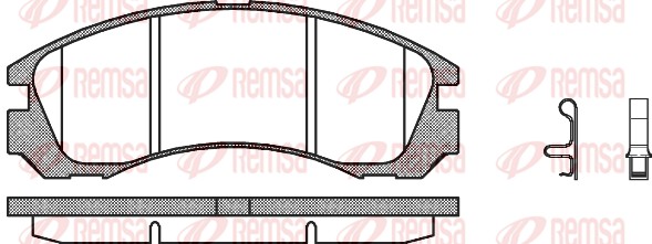 Brake Pad Set, disc brake (0354.32)
