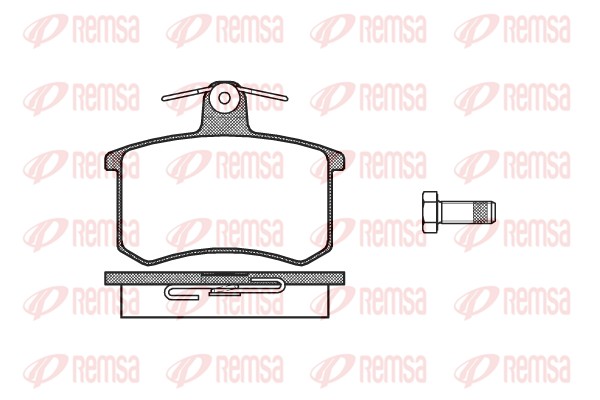Brake Pad Set, disc brake (0135.00)