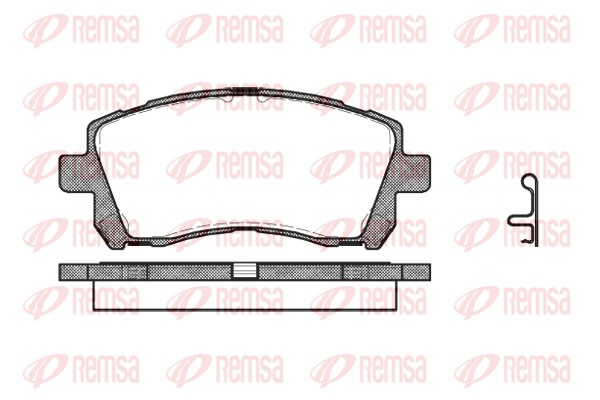 Brake Pad Set, disc brake (0655.02)