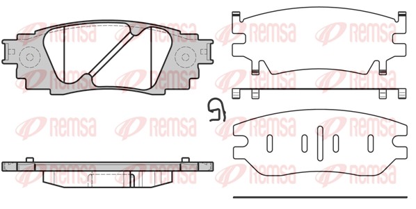 Brake Pad Set, disc brake (1636.10)