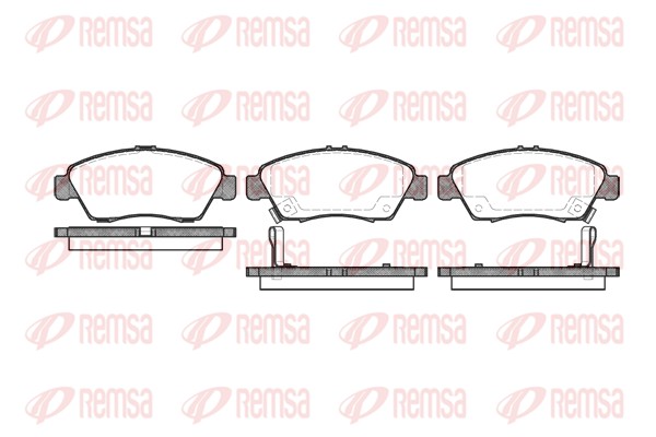 Brake Pad Set, disc brake (0418.02)