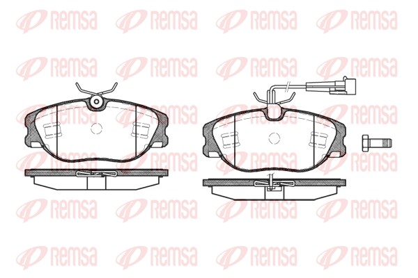 Brake Pad Set, disc brake (0305.72)