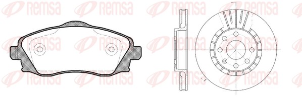 Brake Kit, disc brake (8774.02)