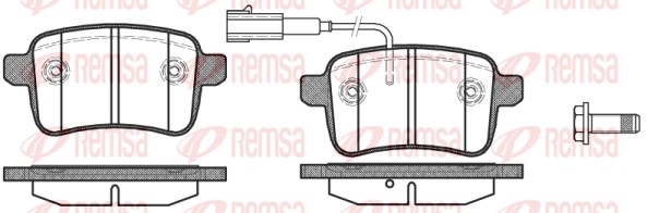 Brake Pad Set, disc brake (1450.02)