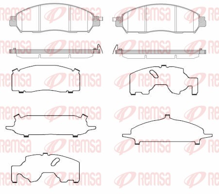 Brake Pad Set, disc brake (1612.24)