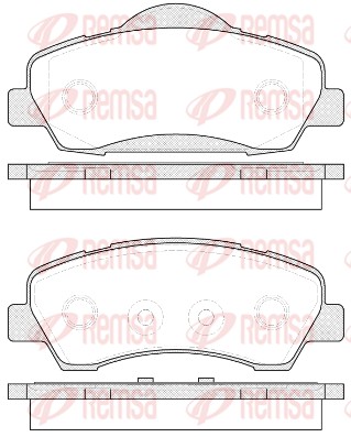 Brake Pad Set, disc brake (1530.00)